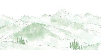 Aravis mountains wallpaper light green