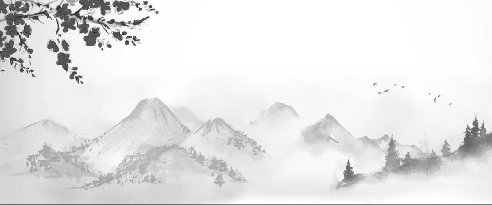 Papier peint zen paysage minimaliste, XXL, tendance