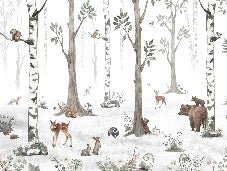 Papier peint animaux printemps forêt, XXL, tendance