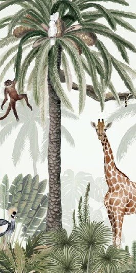 Papier peint enfant jungle paisible
