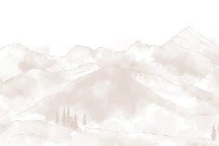 Papier peint panoramique Aravis beige