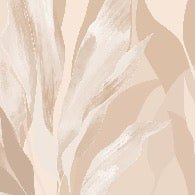 Papier peint étoffe florale beige