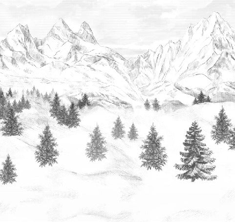 Papier peint Aiguilles d'Arves, XXL, tendance