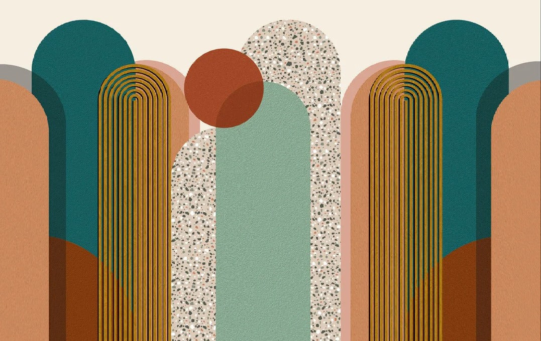 Papier peint Art pop déco graphique tendance