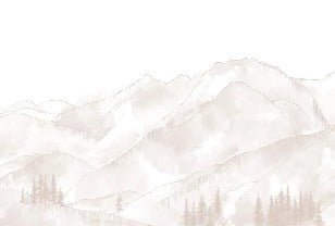 Panoramic Aravis beige wallpaper