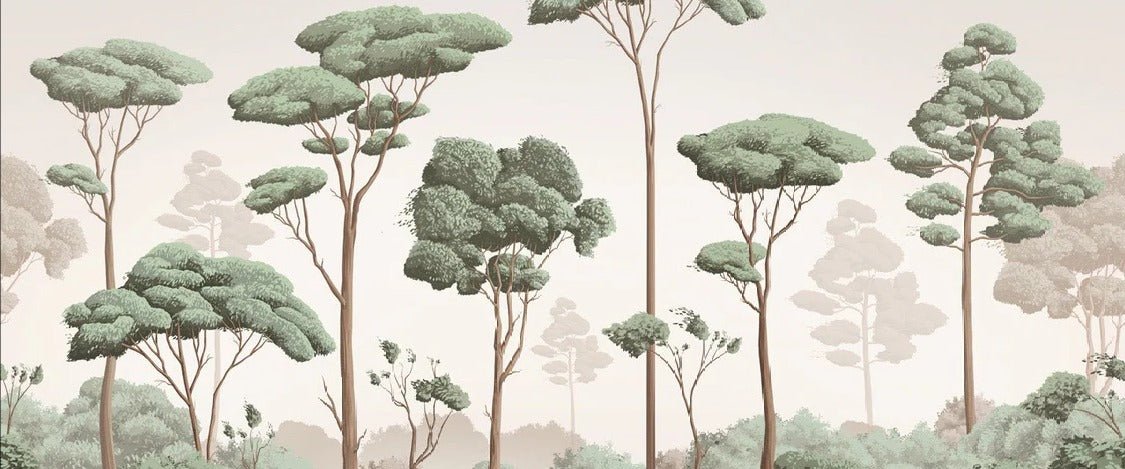 Light Breeze Pine Forest Wallpaper