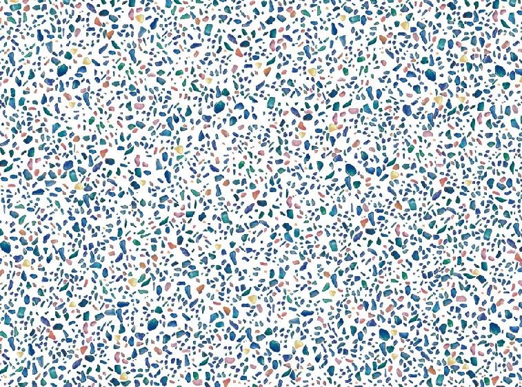 Papier peint effet terrazzo condensé