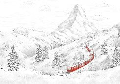 Panoramic Matterhorn wallpaper