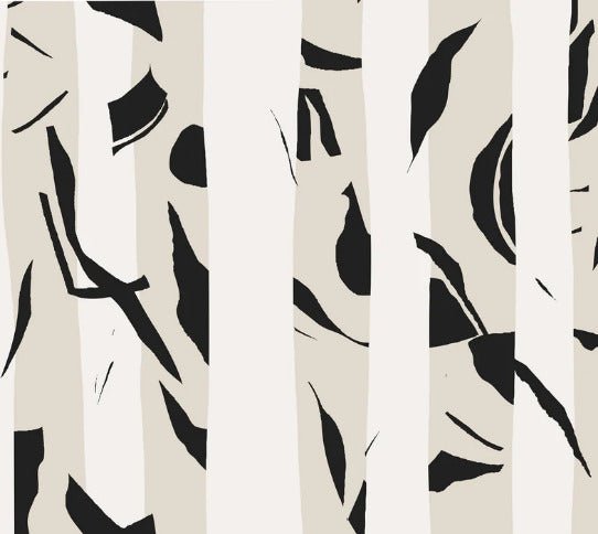 Papier peint rayure bichrome, XXL, tendance