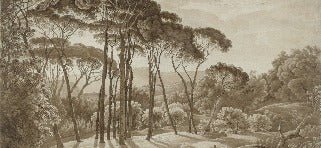 Papier peint panoramique paysage italien ambré, XXL, tendance