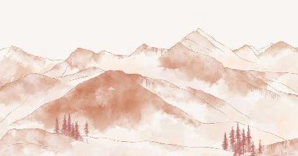 Papier peint montagne chaine des Aravis