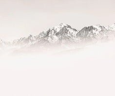 Papier peint matin brumeux Mont Blanc, XXL, tendance