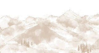 Papier peint panoramique Aravis sépia