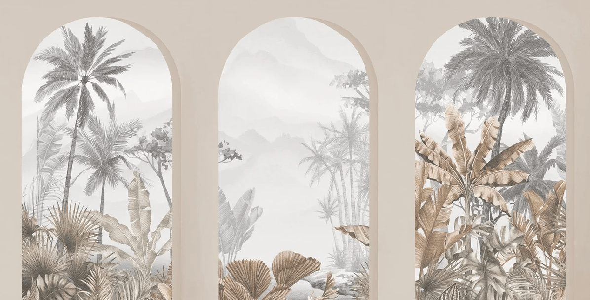 Antique Wallpaper - H210cm x L142cm - Softouch material