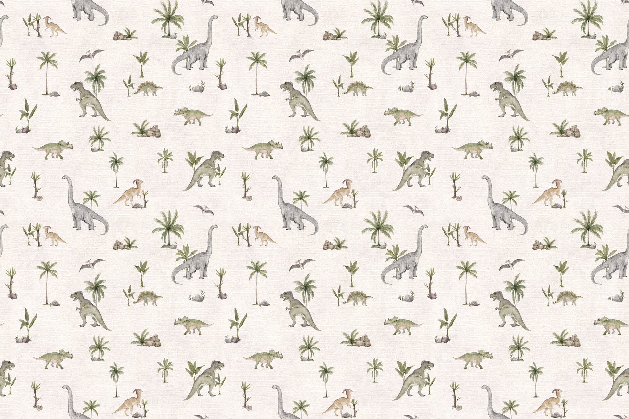 Papier peint à motif pour enfant. Les gentils dinosaures - Muralconcept