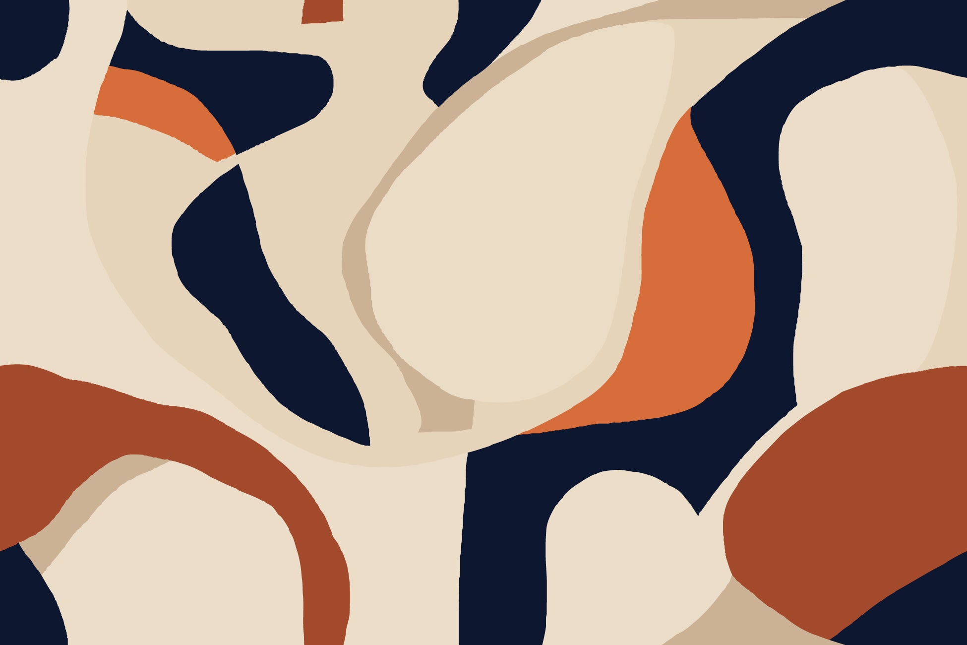 Papier peint harmonie contemporaine, XXL, tendance