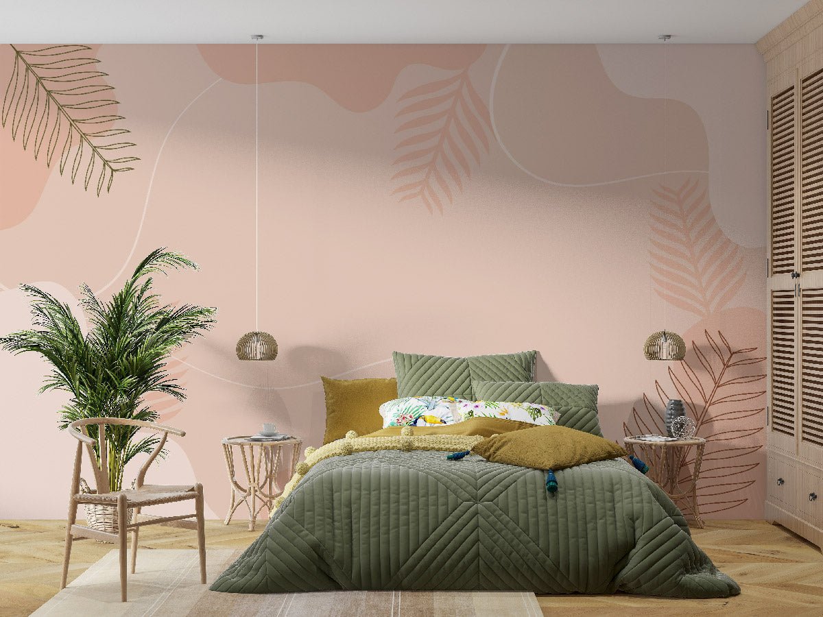 Papier peint abstrait terracotta, XXL, tendance