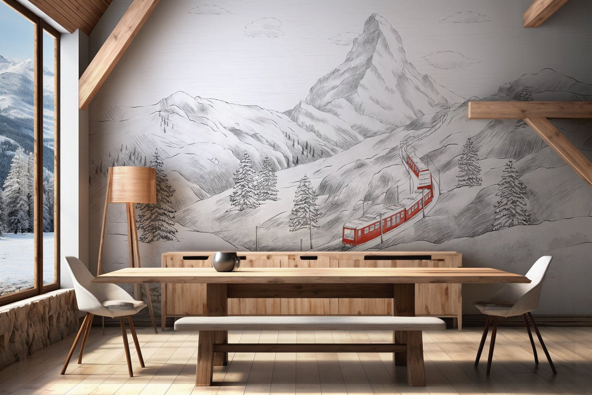 Panoramic Matterhorn wallpaper