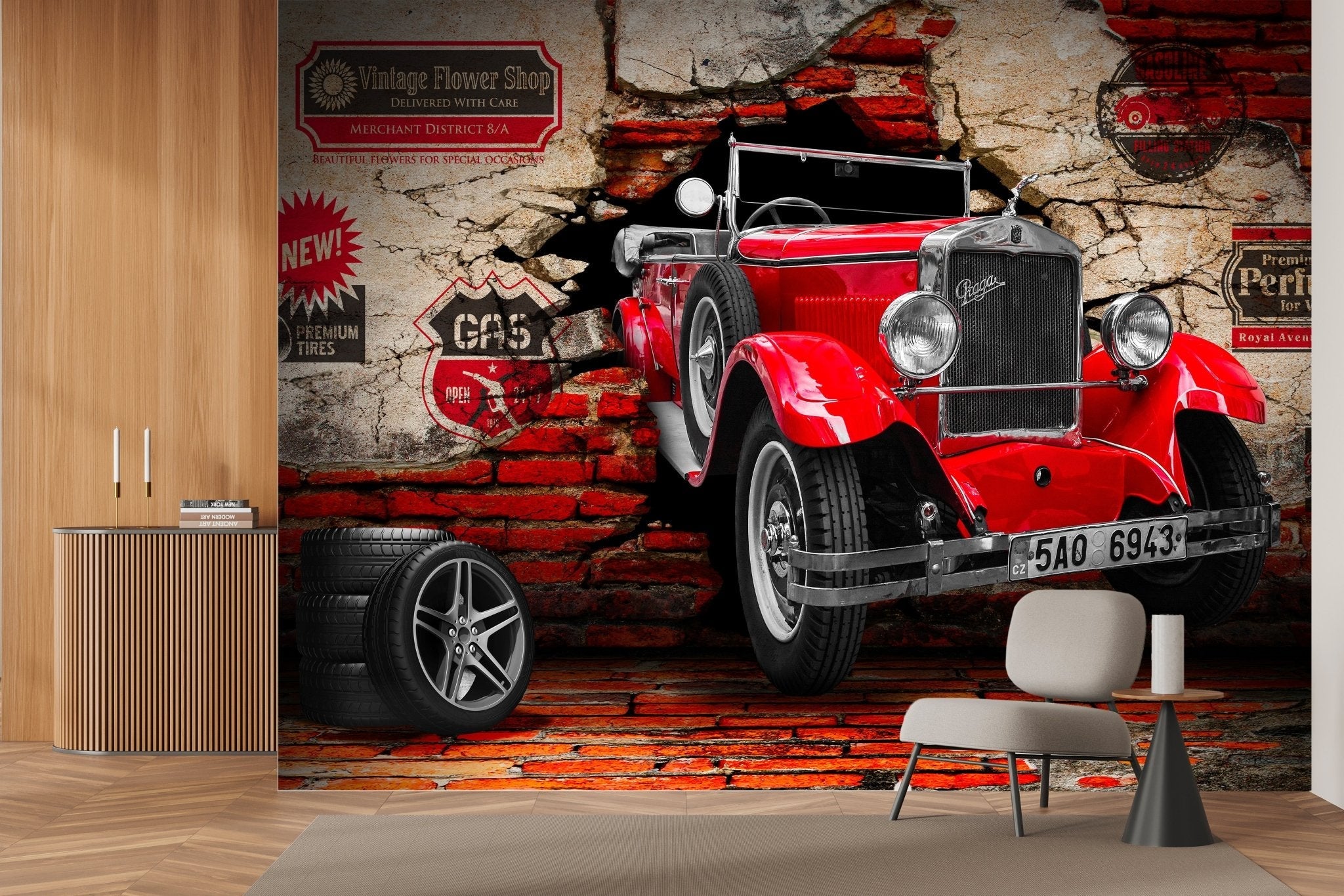 Papier peint Voiture Collection - Muralconcept