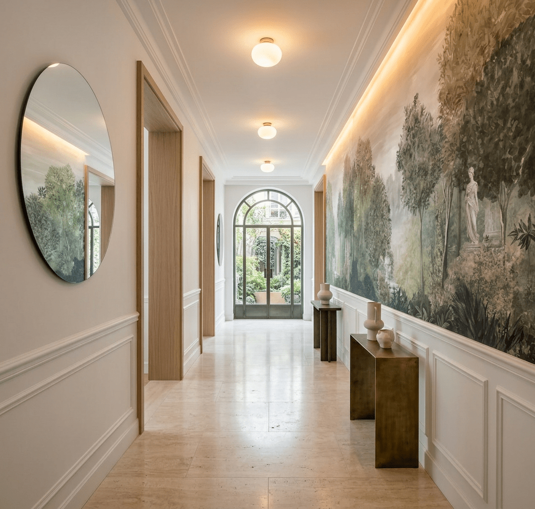 Papier peint panoramique antique italien - Muralconcept