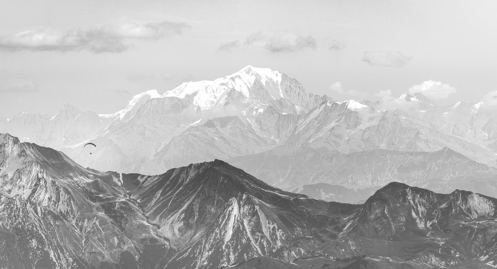 Papier peint salle de bain montagne ciel des aravis, mural concept, tendance