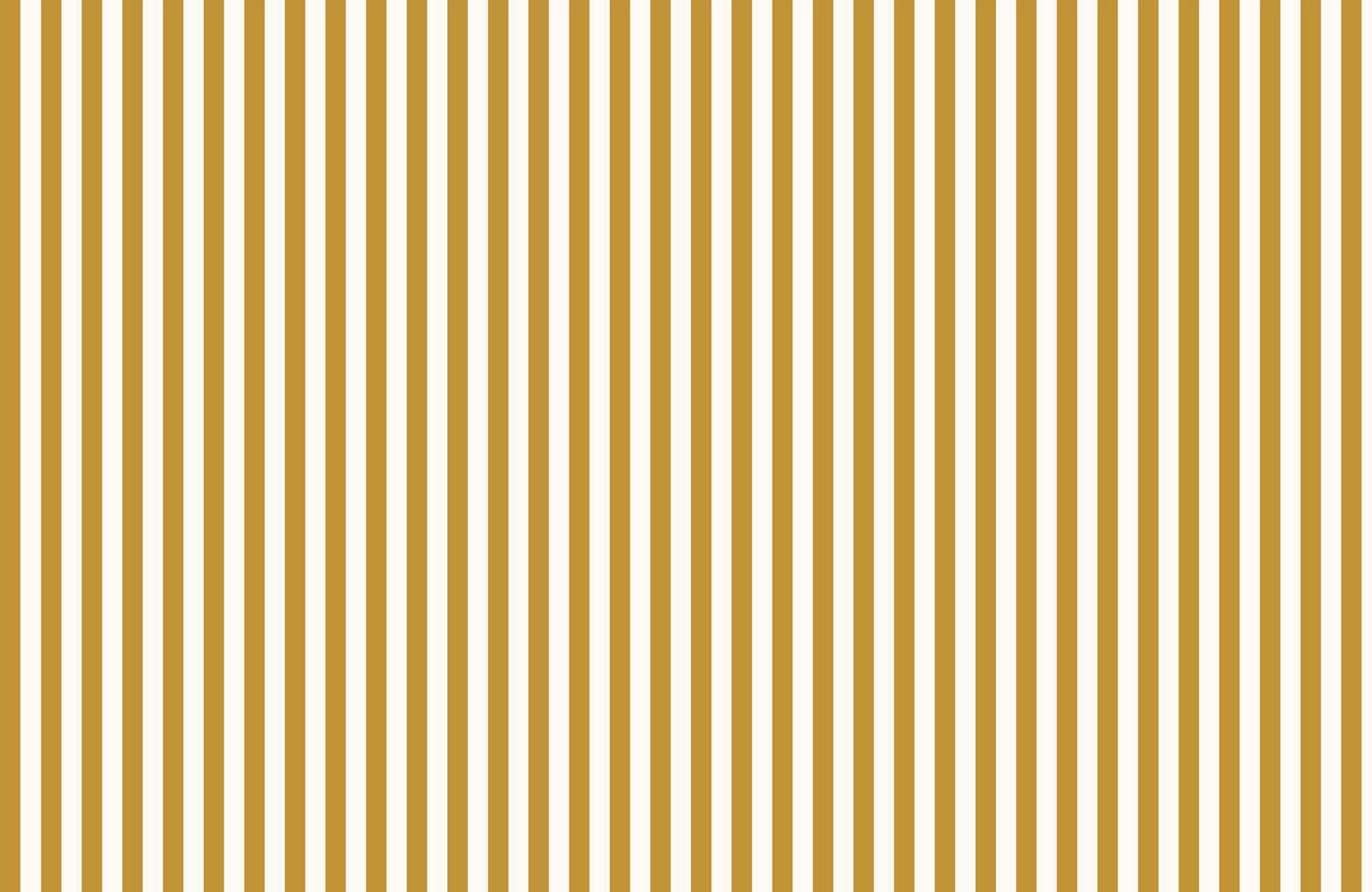 Papier peint wc rayure rétro jaune moutarde, XXL, tendance