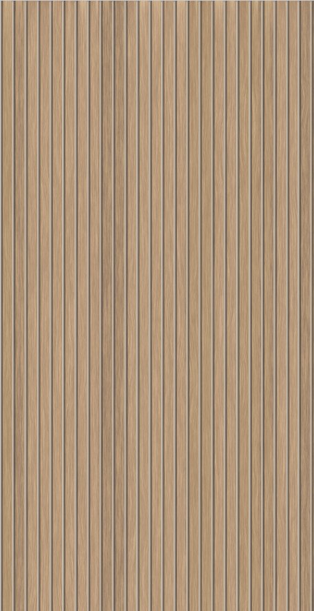 VP Wooden strip wallpaper oak effect beige background L104cm x H204cm