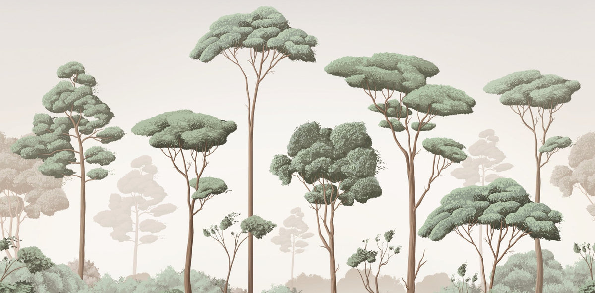 VP Light breeze pine forest wallpaper L496cm x H245cm