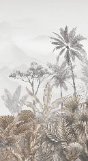 Papier peint tendance tropical sepia
