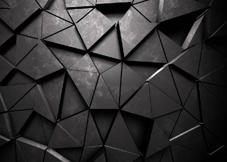 Papier peint 3D Black Perspective, XXL, tendance
