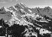 Papier peint montagne noir et blanc les Aravis