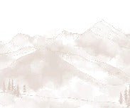 Panoramic Aravis beige wallpaper