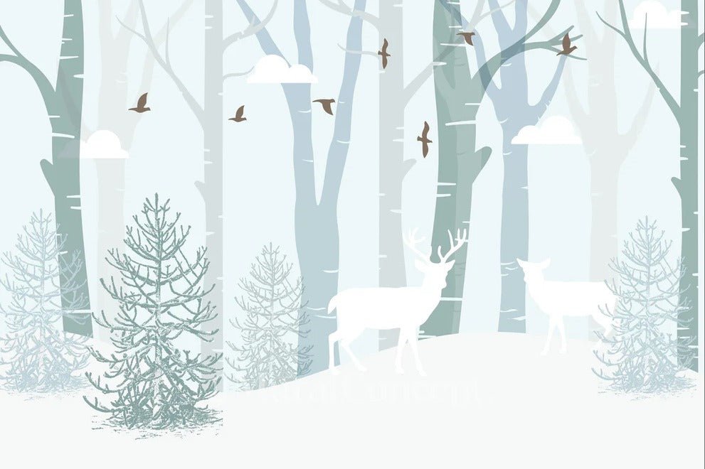 Papier peint chambre enfant Laponie, XXL, tendance