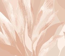 Papier peint étoffe florale nude