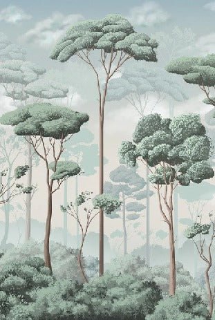 Papier peint panoramique pinède volupté, XXL, tendance