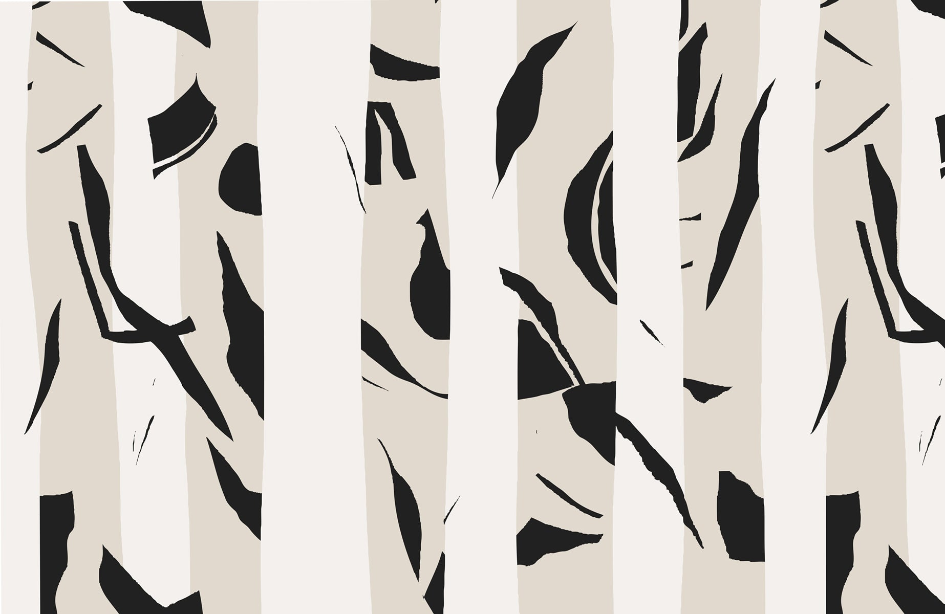 Bichrome stripe wallpaper