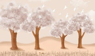 Papier peint enfant tendre savane, XXL, tendance