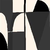 Papier peint Memphis style noir, XXL, tendance