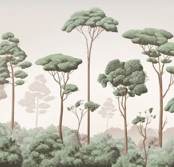 Light Breeze Pine Forest Wallpaper