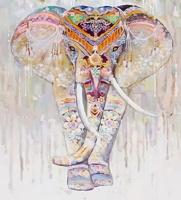 Papier peint Eléphant Boho Indien