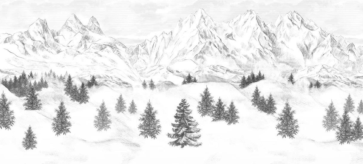 Papier peint Aiguilles d'Arves, XXL, tendance