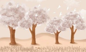 Papier peint enfant tendre savane, XXL, tendance