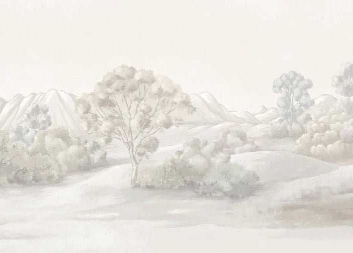 Poetic sepia landscape wallpaper