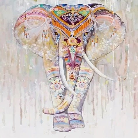 Papier peint Eléphant Boho Indien
