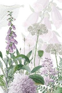 Papier peint fleur danse des clochettes