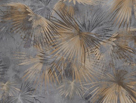 Panoramic palm vintage wallpaper