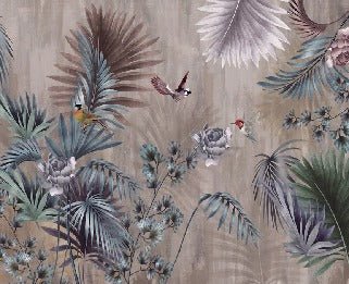 Papier peint Jungle Exotique & Bird, XXL, tendance