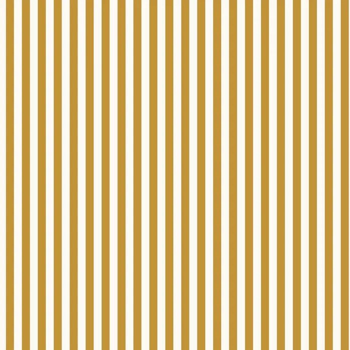 Papier peint rayure rétro jaune moutarde