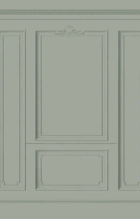 Papier peint Haussmann Vert de gris, XXL, tendance