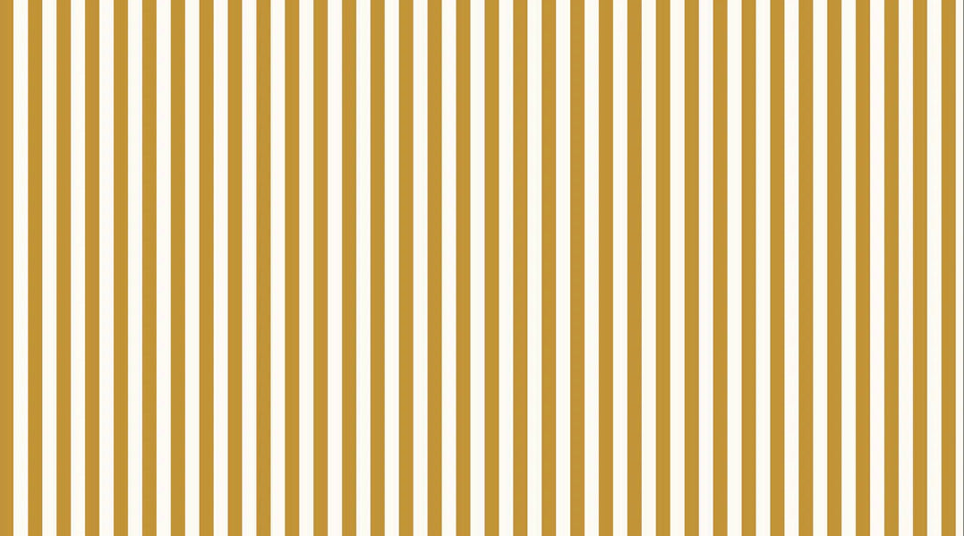 Mustard yellow retro stripe wallpaper